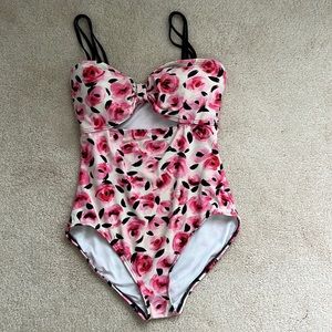 Kate Spade floral bathing suit